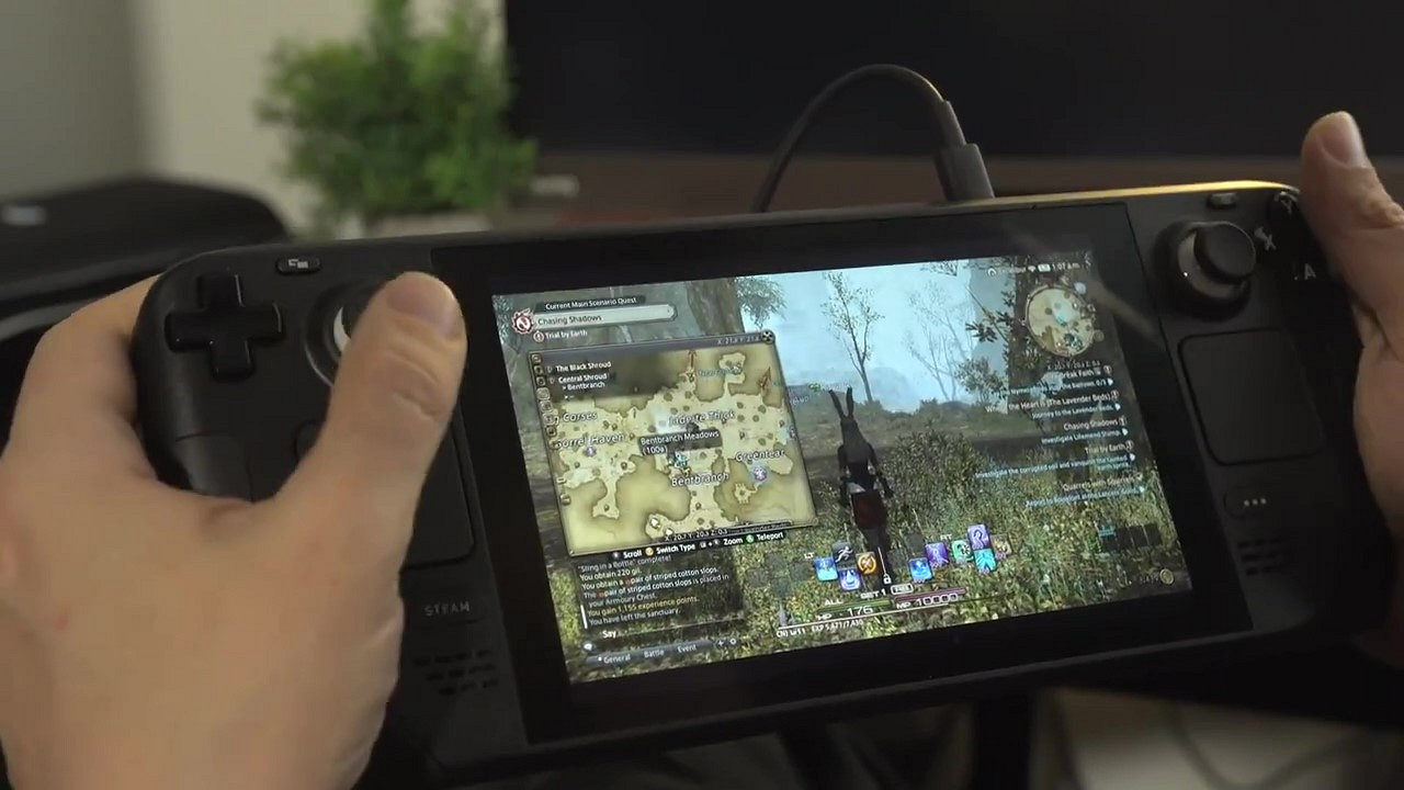 Steam Deck《太空戰士14》實機影片 運行順暢