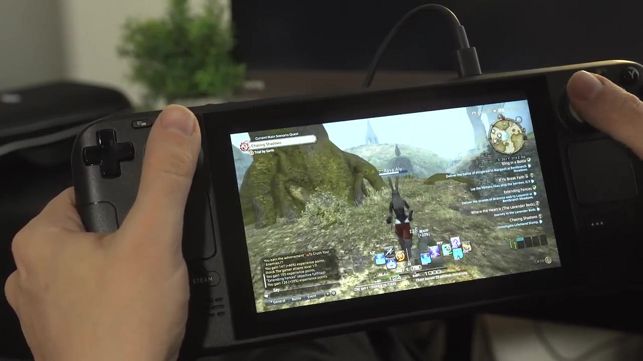 Steam Deck《太空戰士14》實機影片 運行順暢