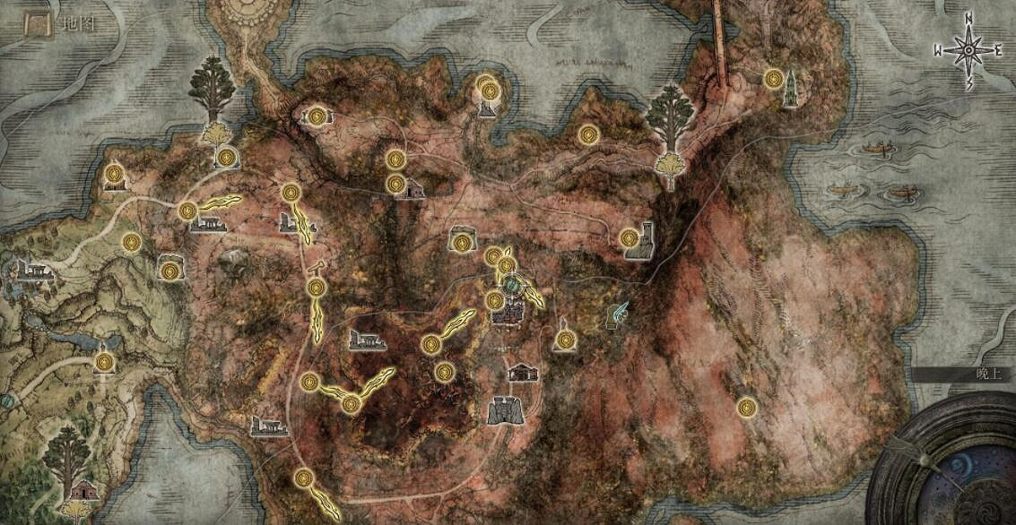 《艾爾登法環》黃金種子有多少個？全黃金樹種子位置地圖匯總