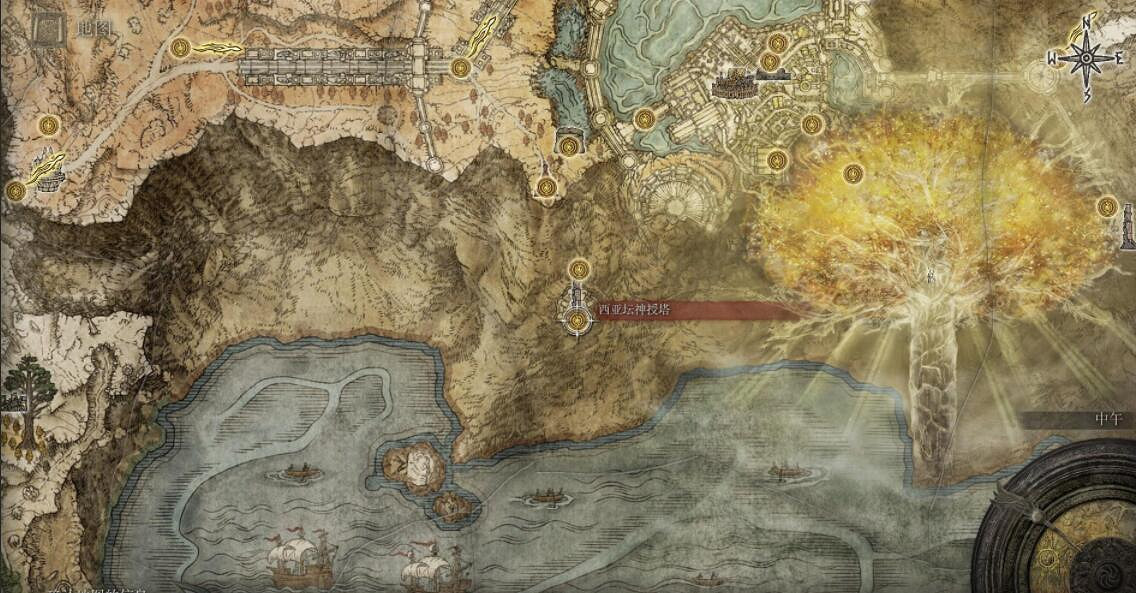 《艾爾登法環》神授塔位置地圖分布匯總 利耶尼亞神授塔在哪？