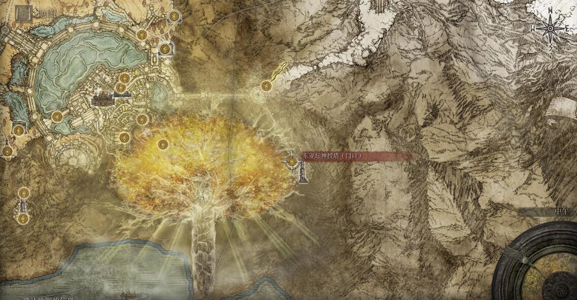 《艾爾登法環》神授塔位置地圖分布匯總 利耶尼亞神授塔在哪？