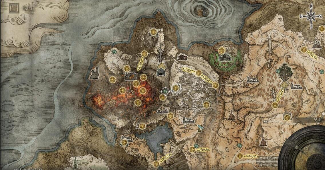 《艾爾登法環》黃金種子有多少個？全黃金樹種子位置地圖匯總