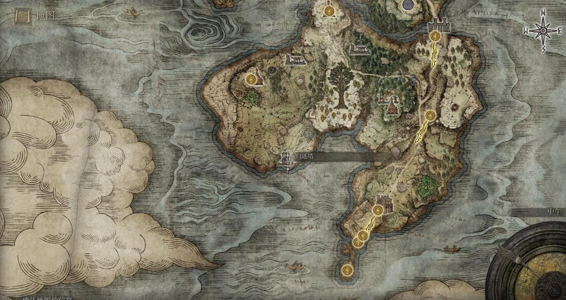 《艾爾登法環》神授塔位置地圖分布匯總 利耶尼亞神授塔在哪？