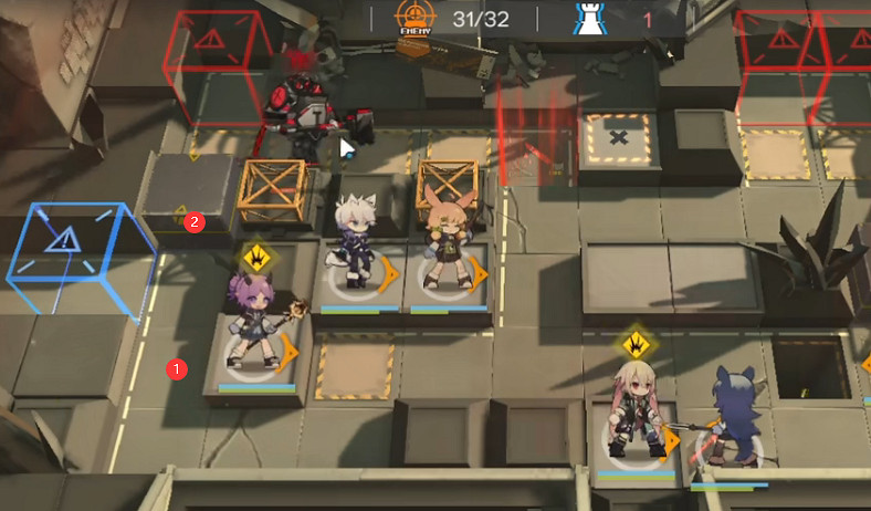 《明日方舟》TB4突襲低配攻略 TB-4流寇幫箱子怎麽擺