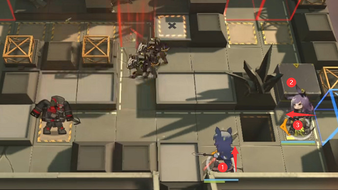 《明日方舟》TB4突襲低配攻略 TB-4流寇幫箱子怎麽擺