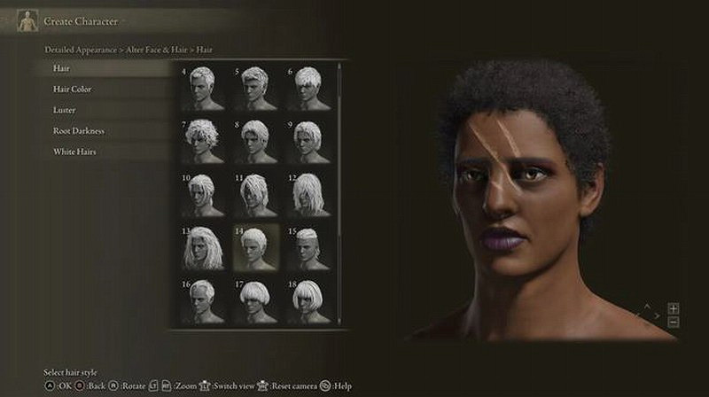 《艾爾登法環》角色創建器隱藏了面部變形 很獵奇