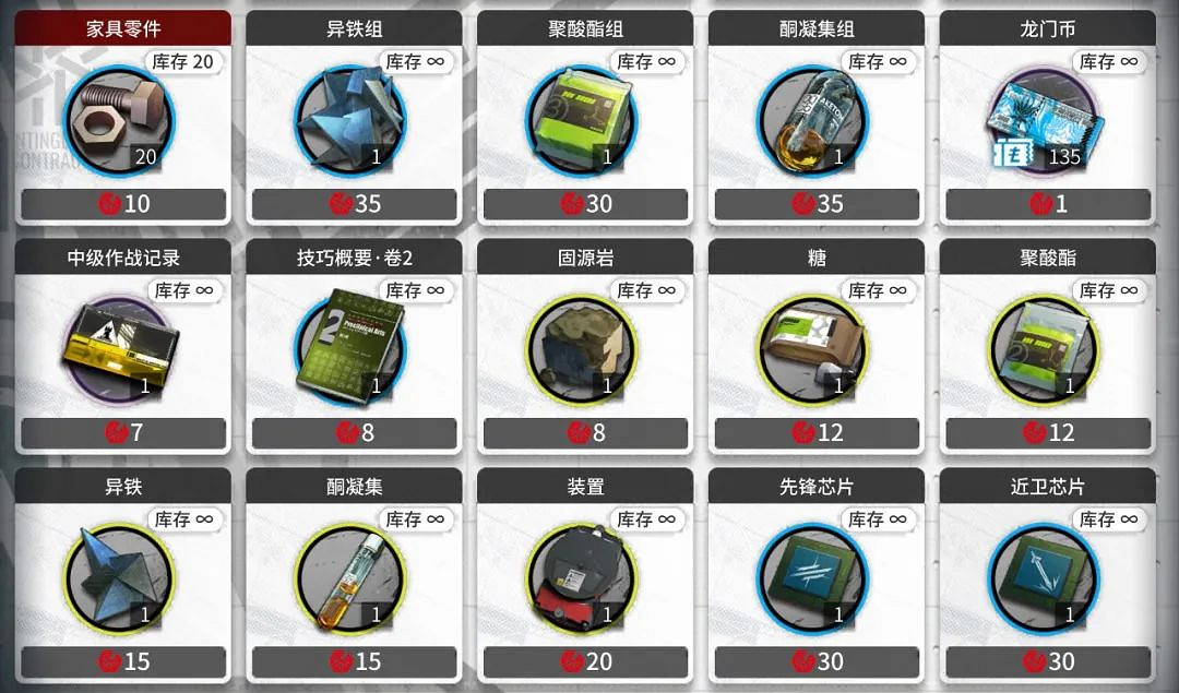 《明日方舟》尋晝行動商店性價比 危機合約尋晝行動材料兌換推薦