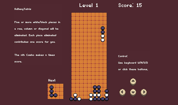 休閒策略遊戲《五子棋俄羅斯方塊》現已在Steam免費推出