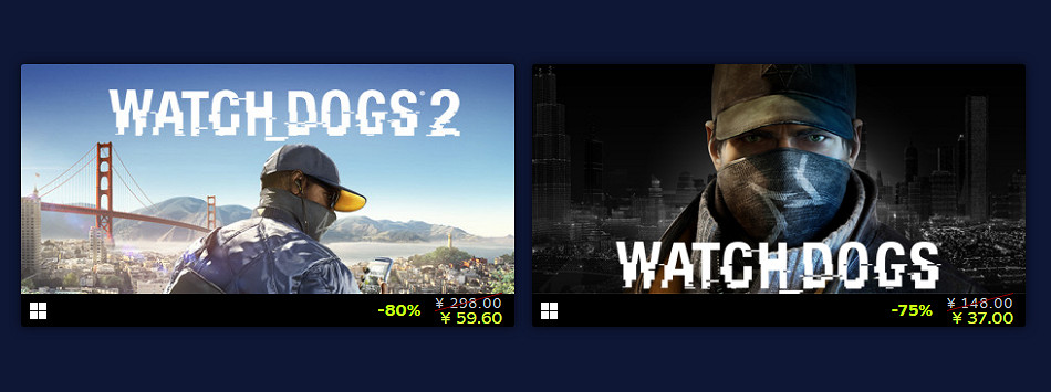 育碧在Steam開啟特惠活動 最高優惠80% 育碧在Steam開啟特惠活動 最高優惠80%