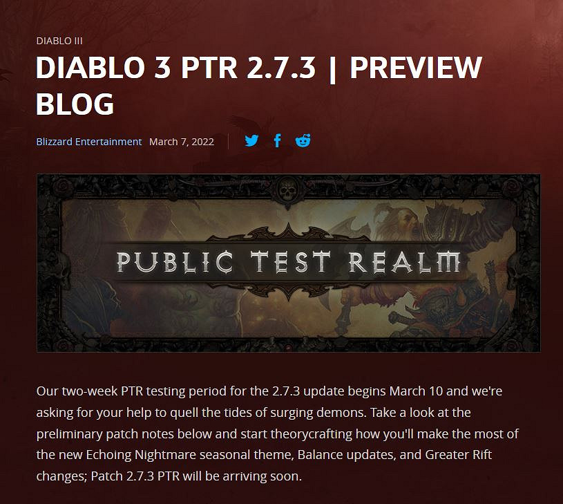 《暗黑破壞神3》第26賽季將新增“夢魘回響”活動 《暗黑破壞神3》第26賽季將新增“夢魘回響”活動