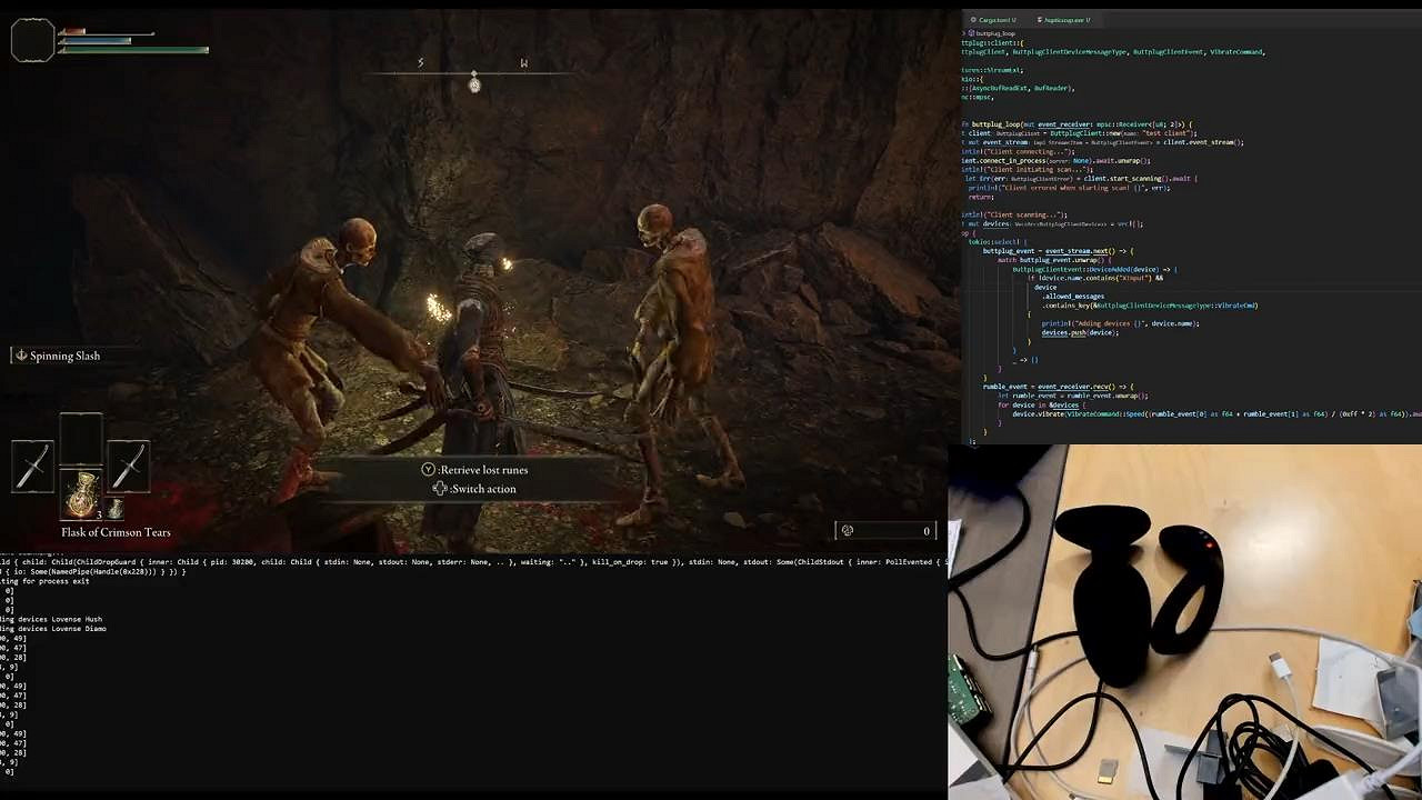 牛人將情趣玩具與《艾爾登法環》綁定 被攻擊會震動 牛人將情趣玩具與《艾爾登法環》綁定 被攻擊會震動