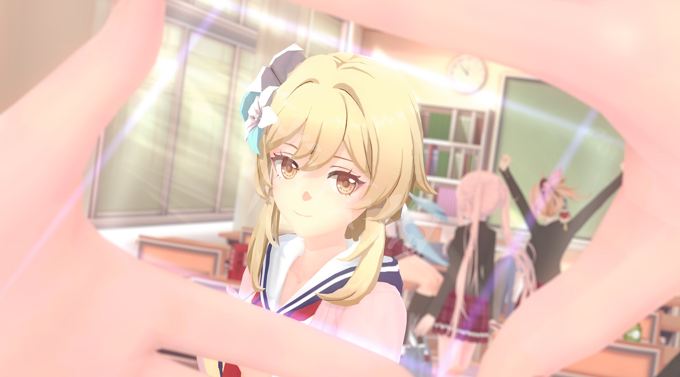 《戀活Sunshine》人物卡原神屑熒妹分享 原神屑熒妹怎麽捏？