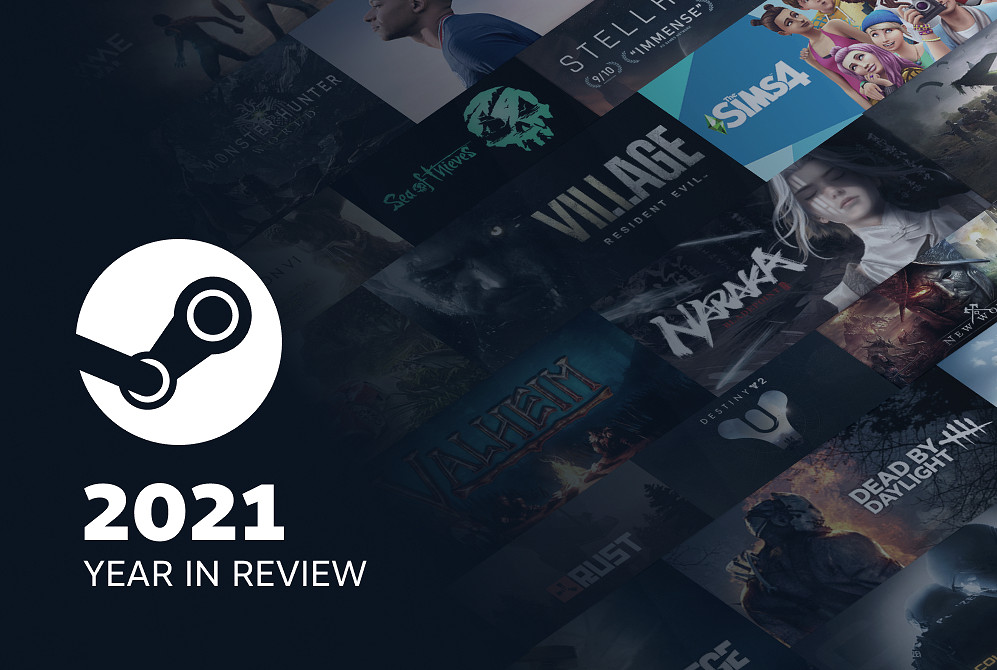 Steam 2021回顧:月活使用者1.32億 總消費時長380億小時 Steam 2021回顧:月活使用者1.32億 總消費時長380億小時