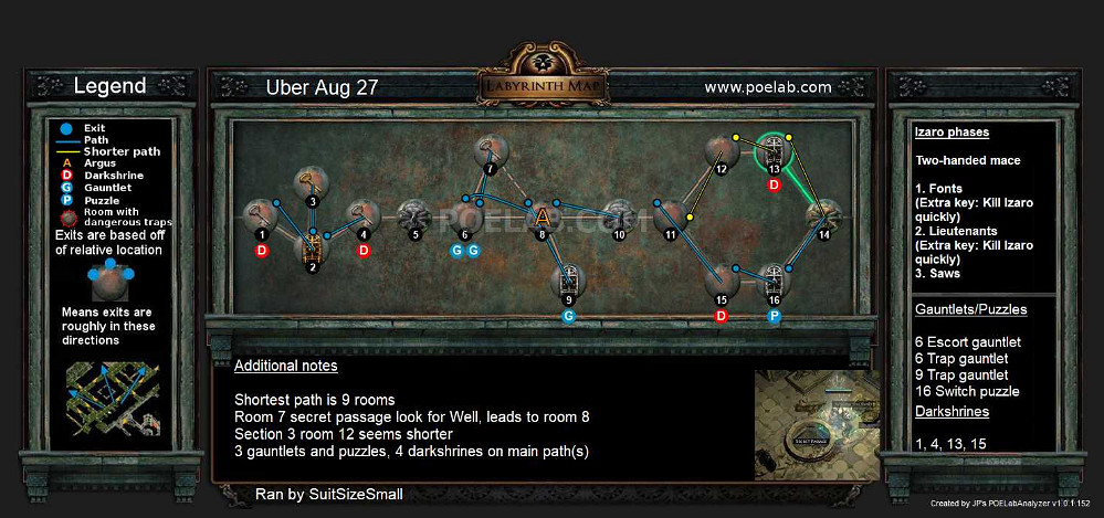 《流亡黯道》8月27日迷宮地圖分享 8月27日迷宮怎麽走