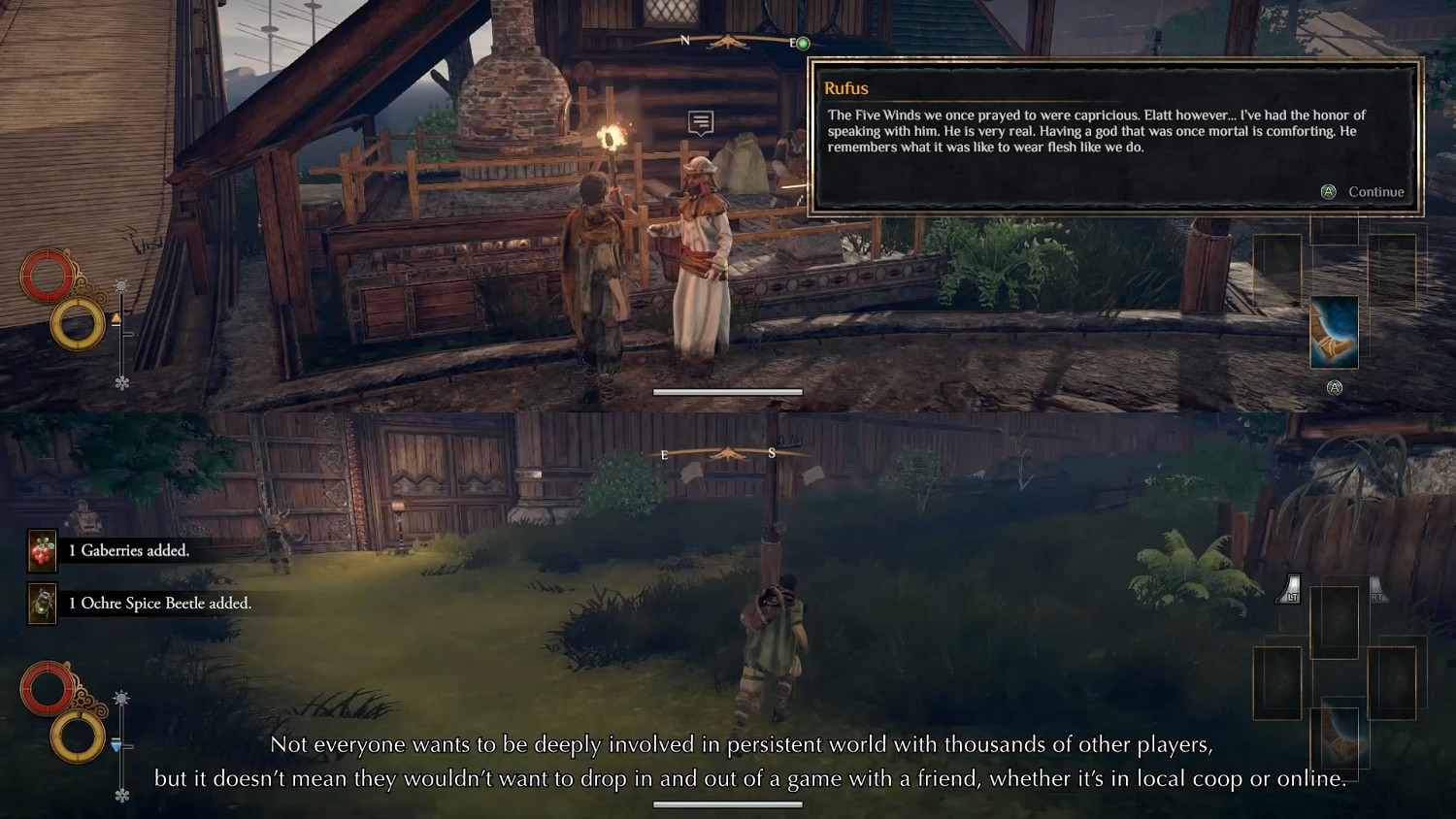 開放世界RPG《物質世界》新預告 分屏合作樂趣多