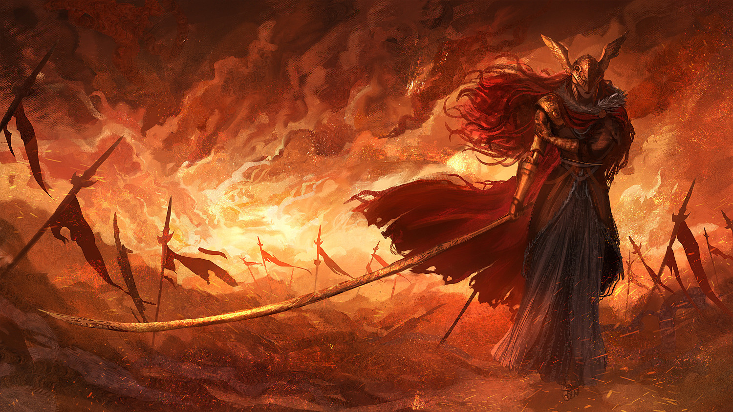 畫師筆下的女武神!《艾爾登法環》瑪蓮妮亞圖集 畫師筆下的女武神!《艾爾登法環》瑪蓮妮亞圖集