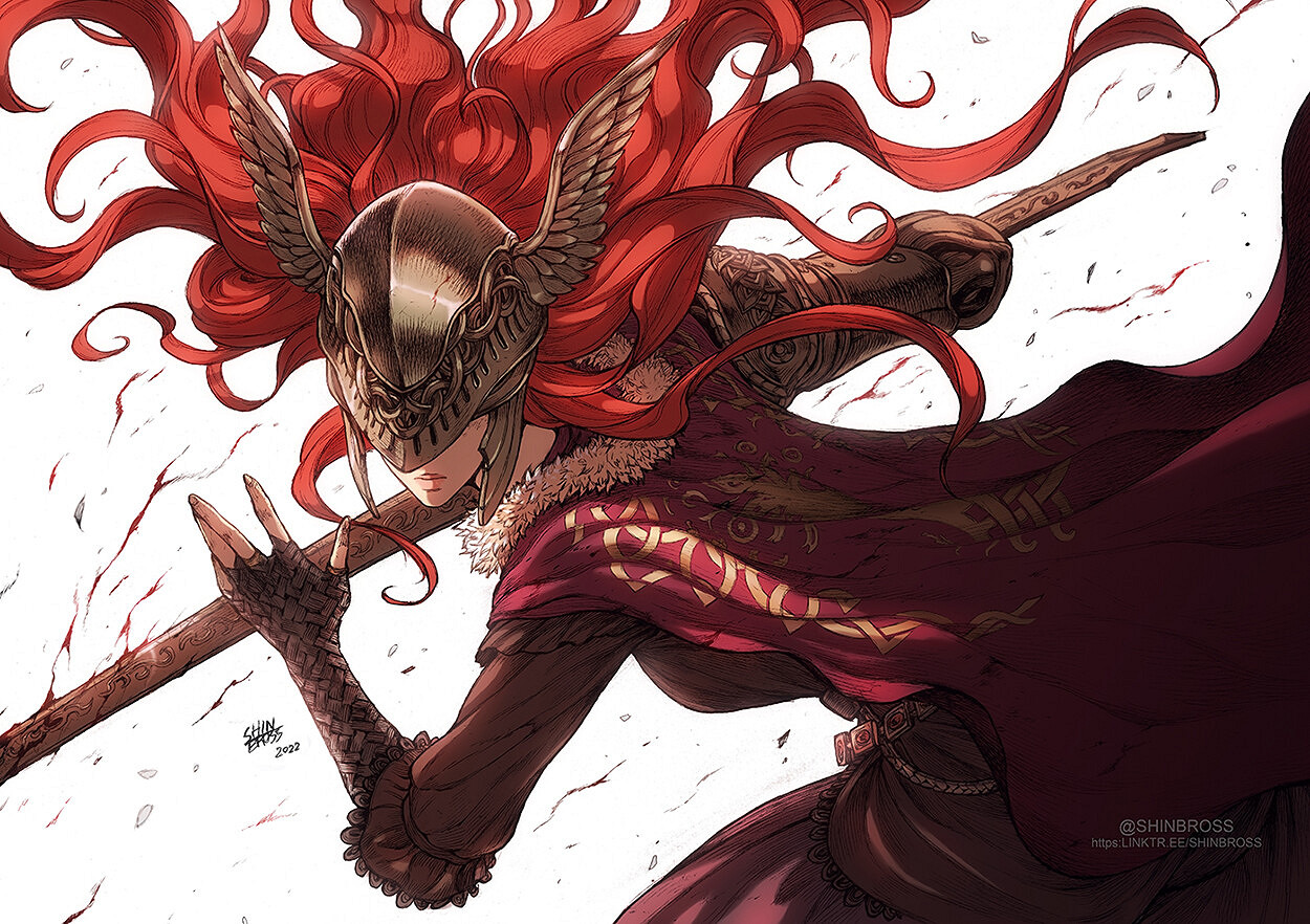 畫師筆下的女武神!《艾爾登法環》瑪蓮妮亞圖集 畫師筆下的女武神!《艾爾登法環》瑪蓮妮亞圖集