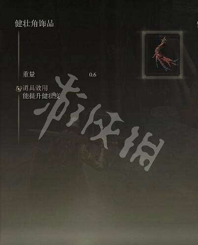 《艾爾登法環》健壯角飾品怎麽拿？健壯角飾品護符獲取方法分享