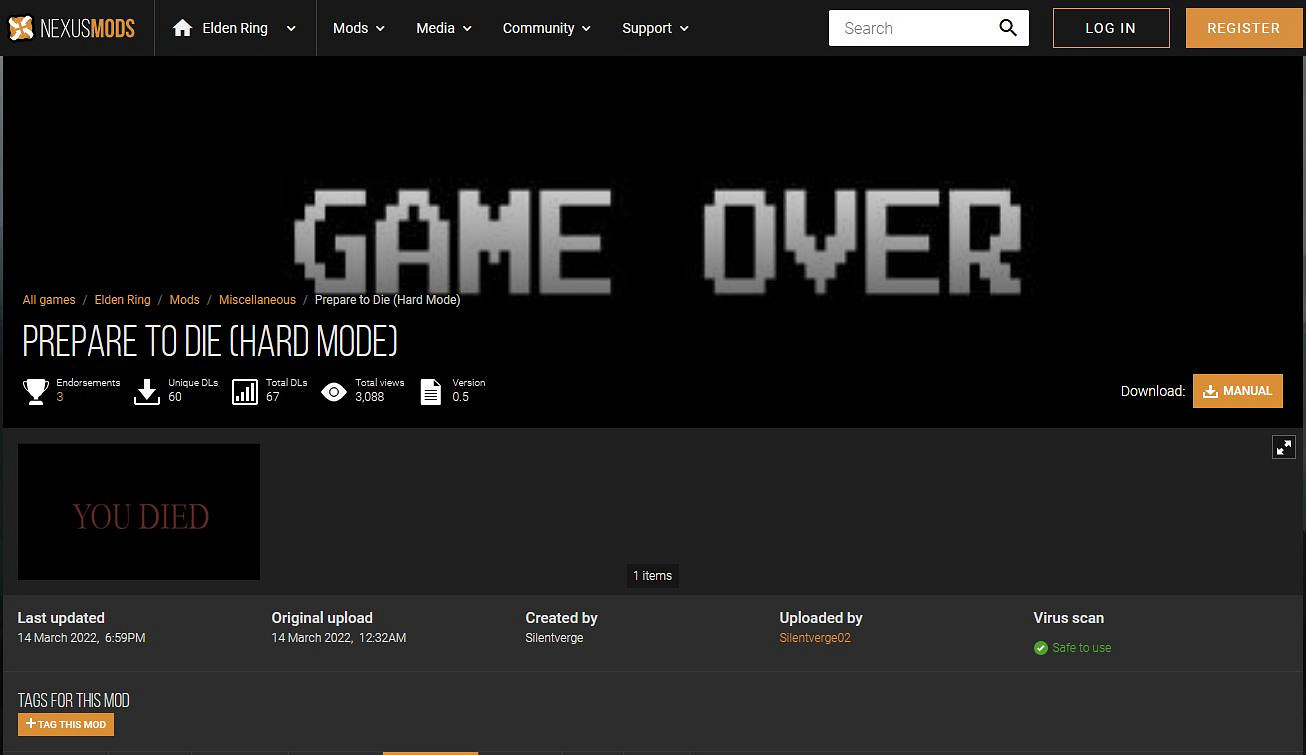 《艾爾登法環》Mod製作者推出困難模式對抗簡單化Mod 《艾爾登法環》Mod製作者推出困難模式對抗簡單化Mod