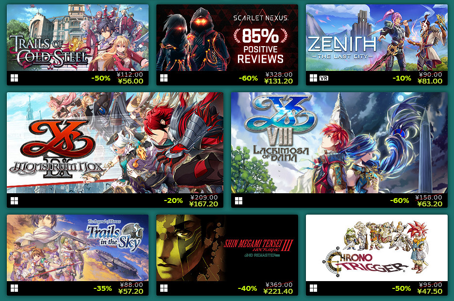 Steam卡普空 日系遊戲特賣開啟!多款大作半價折扣! Steam卡普空 日系遊戲特賣開啟!多款大作半價折扣!