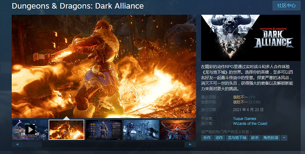 褒貶不一！《龍與地下城黑暗聯盟》Steam中國大降價