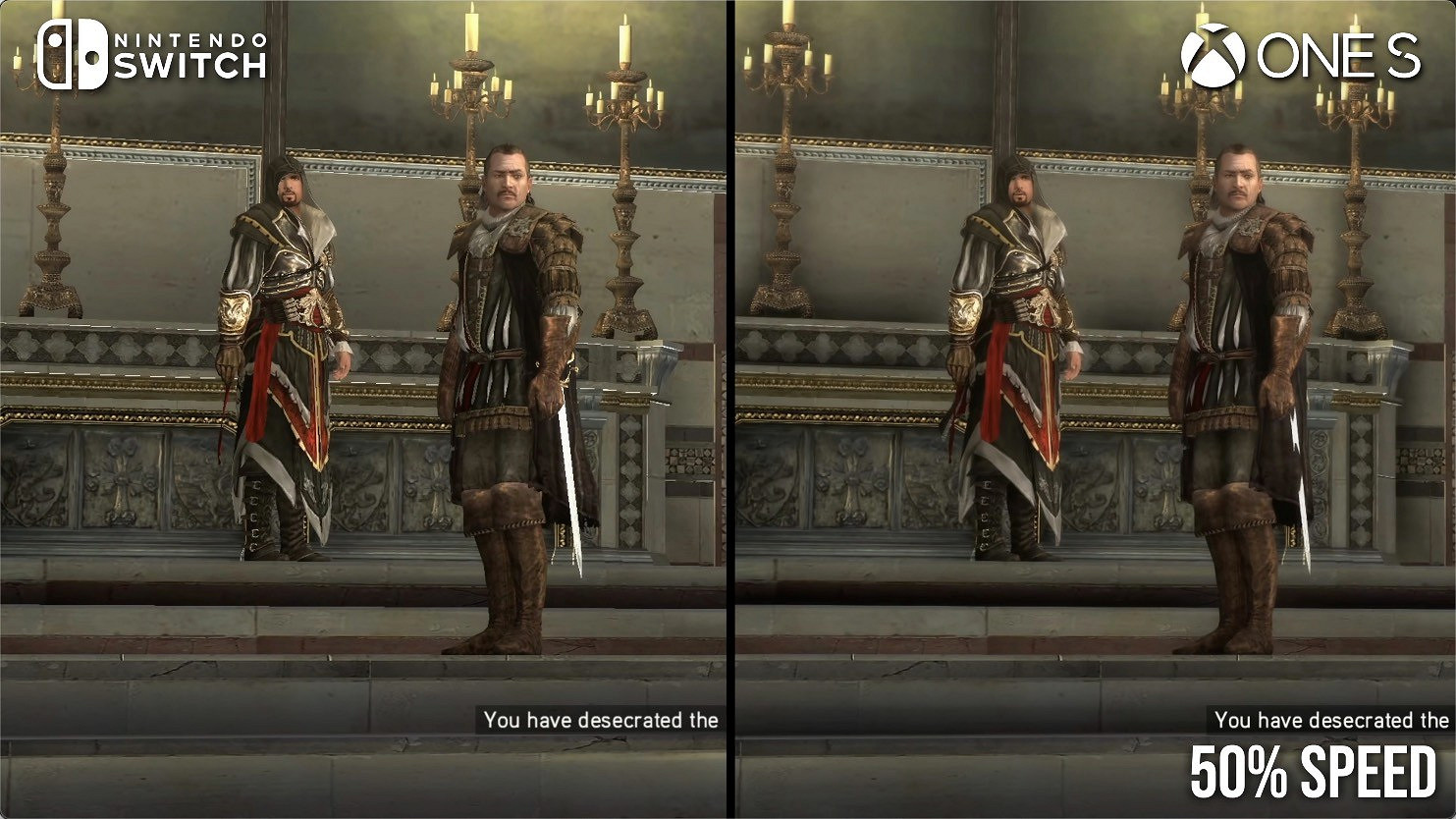 移植給力!《刺客教條:艾吉奧合集》Switch與原版對比 移植給力!《刺客教條:艾吉奧合集》Switch與原版對比