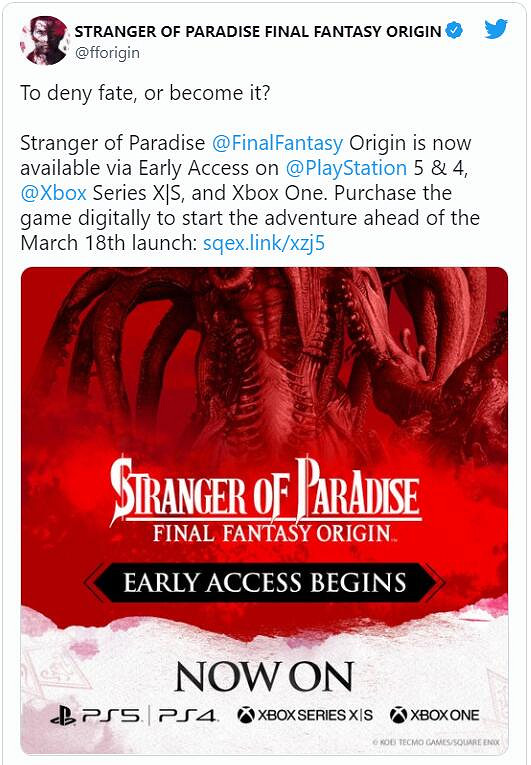 預購玩家福利!《最終幻想:起源》主機版已可搶先體驗 預購玩家福利!《最終幻想:起源》主機版已可搶先體驗