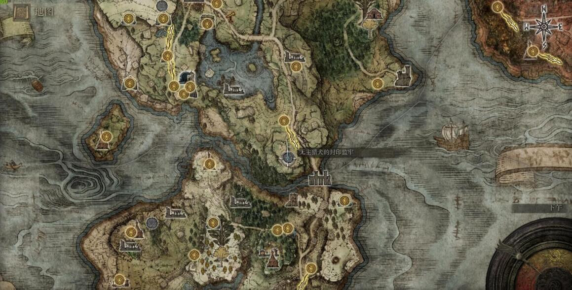 《艾爾登法環》無主獵犬監獄在哪裡？無主獵犬監獄位置分享