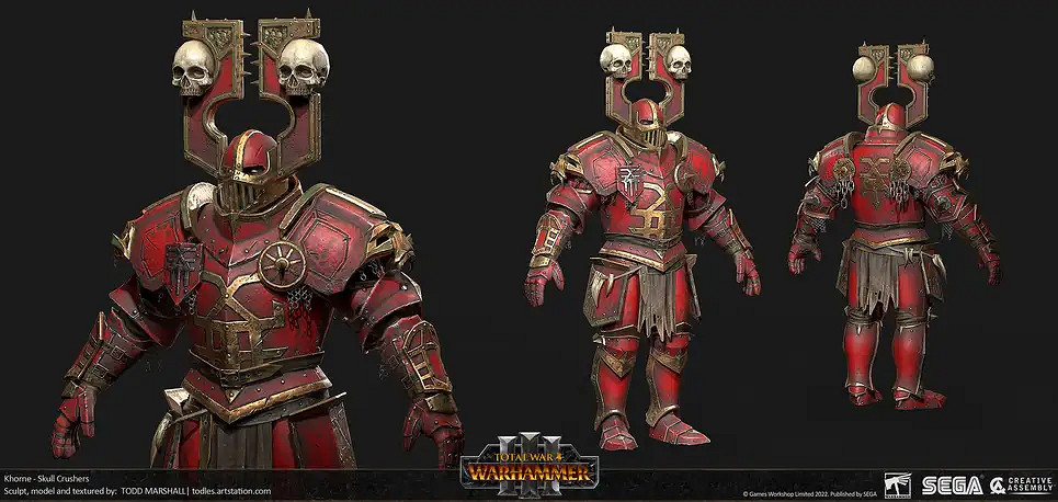 原來都是原畫在C! 《全面戰爭 戰鎚3》公開設定集 原來都是原畫在C! 《全面戰爭 戰鎚3》公開設定集