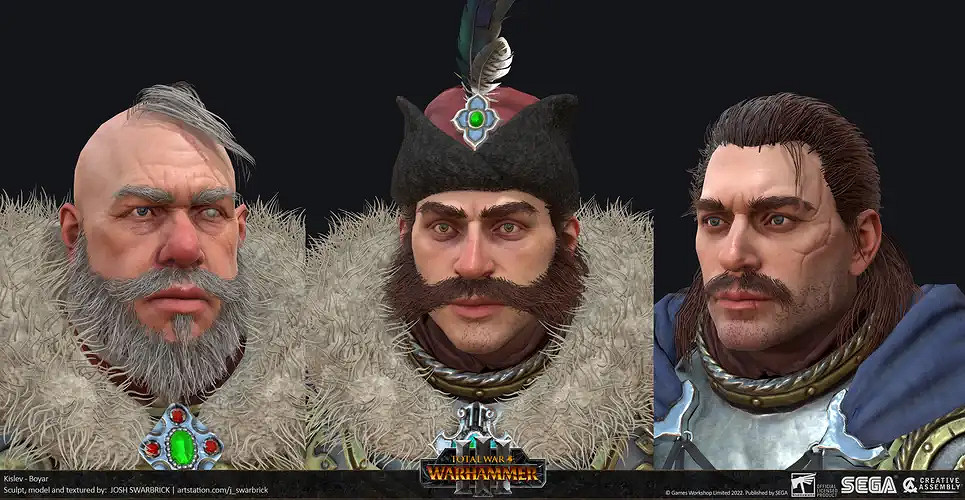 原來都是原畫在C! 《全面戰爭 戰鎚3》公開設定集 原來都是原畫在C! 《全面戰爭 戰鎚3》公開設定集