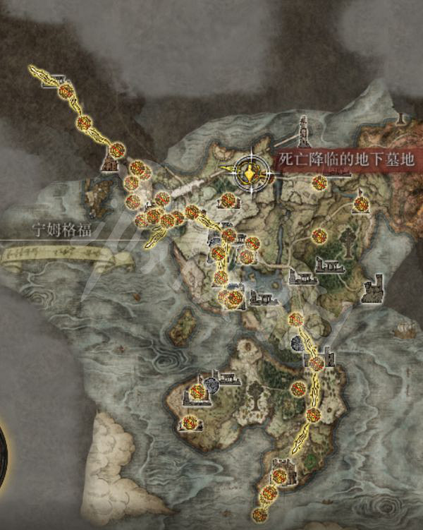 《艾爾登法環》墓地鈴蘭如何獲得？墓地鈴蘭1位置介紹