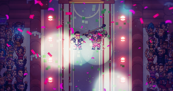 像素風RPG冒險遊戲《傳奇摔角手》上架Steam 今夏發售