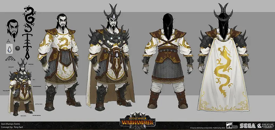 原來都是原畫在C! 《全面戰爭 戰鎚3》公開設定集 原來都是原畫在C! 《全面戰爭 戰鎚3》公開設定集