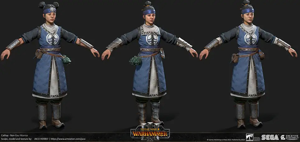 原來都是原畫在C! 《全面戰爭 戰鎚3》公開設定集 原來都是原畫在C! 《全面戰爭 戰鎚3》公開設定集