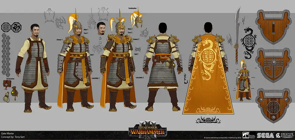 原來都是原畫在C! 《全面戰爭 戰鎚3》公開設定集 原來都是原畫在C! 《全面戰爭 戰鎚3》公開設定集