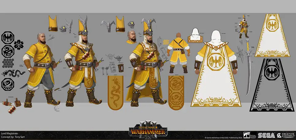 原來都是原畫在C! 《全面戰爭 戰鎚3》公開設定集 原來都是原畫在C! 《全面戰爭 戰鎚3》公開設定集