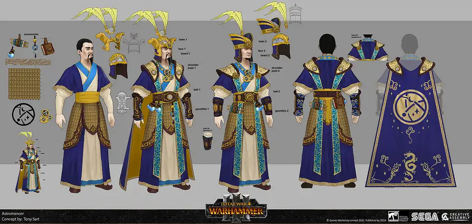 原來都是原畫在C! 《全面戰爭 戰鎚3》公開設定集 原來都是原畫在C! 《全面戰爭 戰鎚3》公開設定集