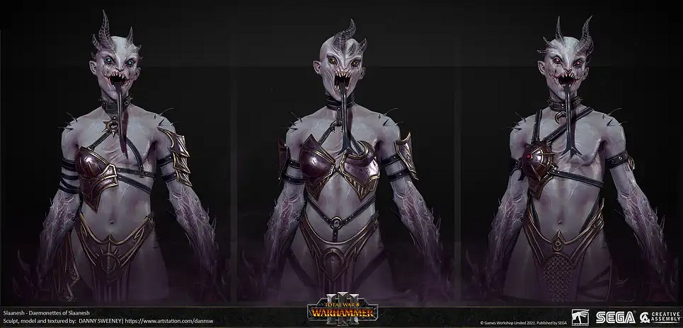 原來都是原畫在C! 《全面戰爭 戰鎚3》公開設定集 原來都是原畫在C! 《全面戰爭 戰鎚3》公開設定集