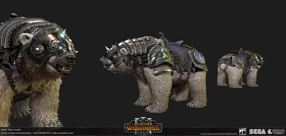 原來都是原畫在C! 《全面戰爭 戰鎚3》公開設定集 原來都是原畫在C! 《全面戰爭 戰鎚3》公開設定集