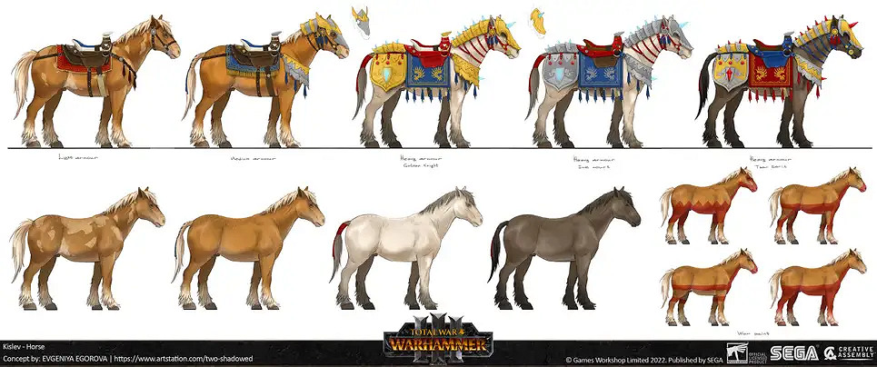 原來都是原畫在C! 《全面戰爭 戰鎚3》公開設定集 原來都是原畫在C! 《全面戰爭 戰鎚3》公開設定集