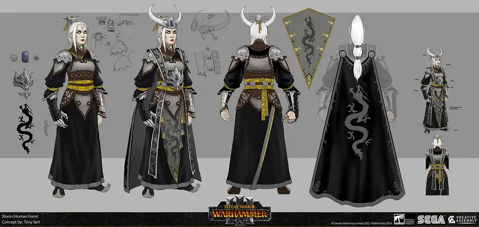 原來都是原畫在C! 《全面戰爭 戰鎚3》公開設定集 原來都是原畫在C! 《全面戰爭 戰鎚3》公開設定集