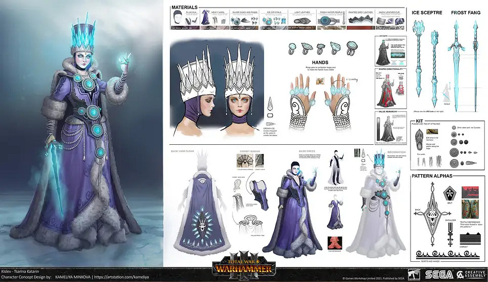 原來都是原畫在C! 《全面戰爭 戰鎚3》公開設定集 原來都是原畫在C! 《全面戰爭 戰鎚3》公開設定集