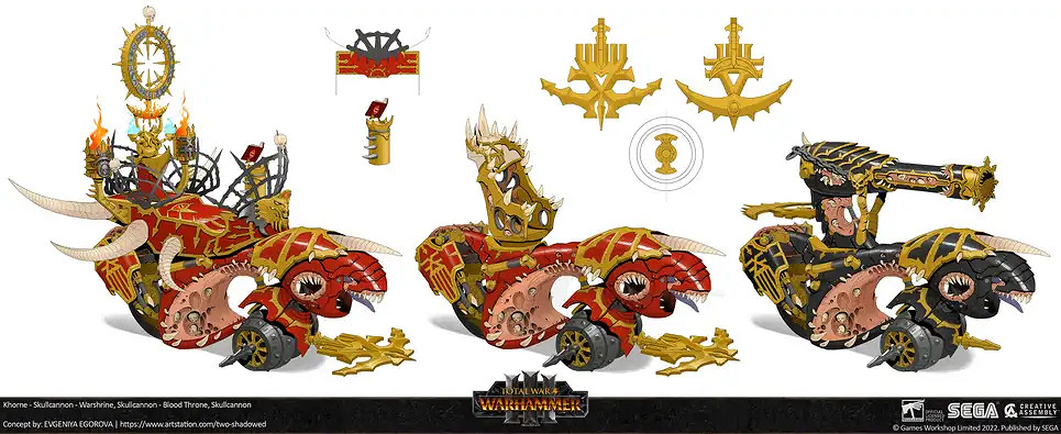 原來都是原畫在C! 《全面戰爭 戰鎚3》公開設定集 原來都是原畫在C! 《全面戰爭 戰鎚3》公開設定集