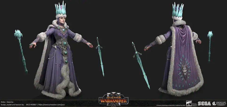 原來都是原畫在C! 《全面戰爭 戰鎚3》公開設定集 原來都是原畫在C! 《全面戰爭 戰鎚3》公開設定集