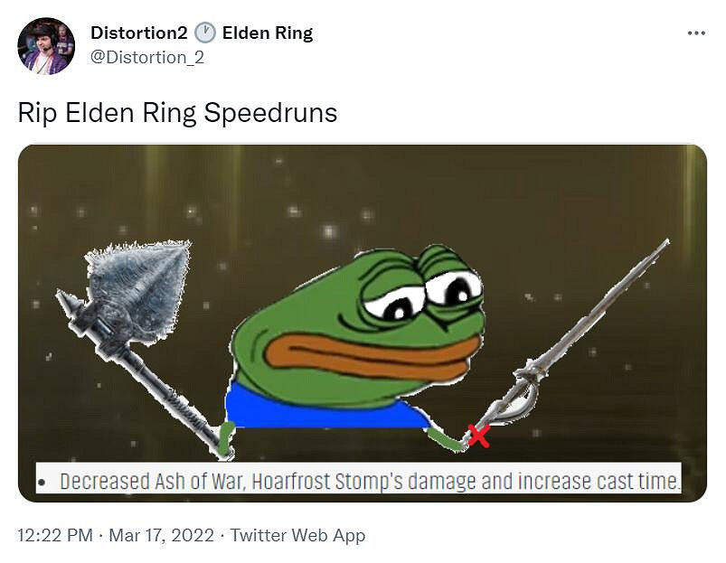 還能半小時通關嗎？《艾爾登法環》1.03版速通嚴重受挫！