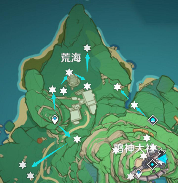 《原神》緋櫻繡球哪裡最多？緋櫻繡球收集路線分享