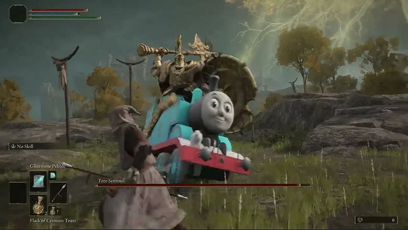 大樹趴下去！湯瑪士上面騎！《艾爾登法環》新MOD發布！