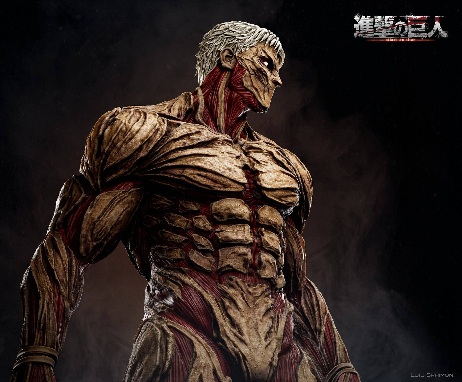 次世代級別！育碧設計師自製《進擊的巨人》巨人3D建模
