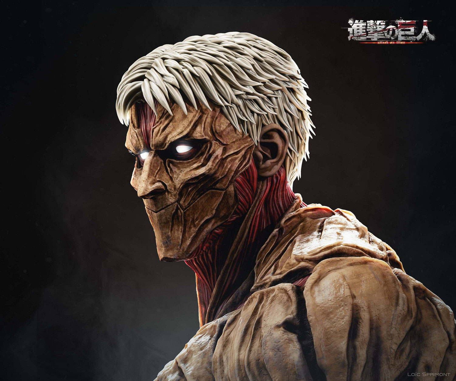 次世代級別！育碧設計師自製《進擊的巨人》巨人3D建模