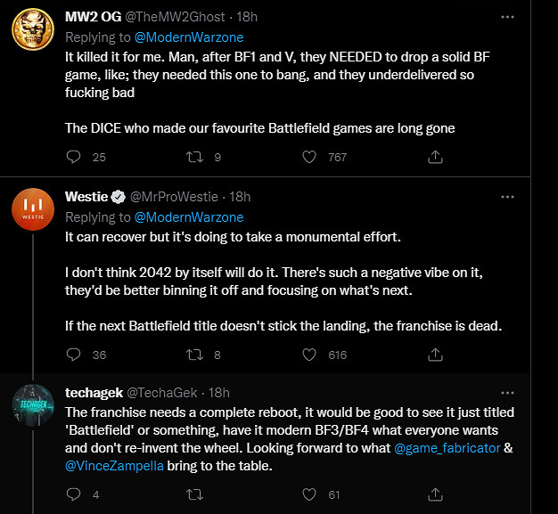 站著說話不腰疼? 《決勝時刻戰爭地帶》官博銳評2042 站著說話不腰疼? 《決勝時刻戰爭地帶》官博銳評2042